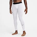 Nike Men s Pro Dri Fit Fitness Tights XXL White